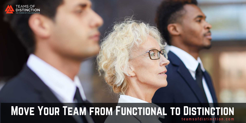Move your team from functional to distinction